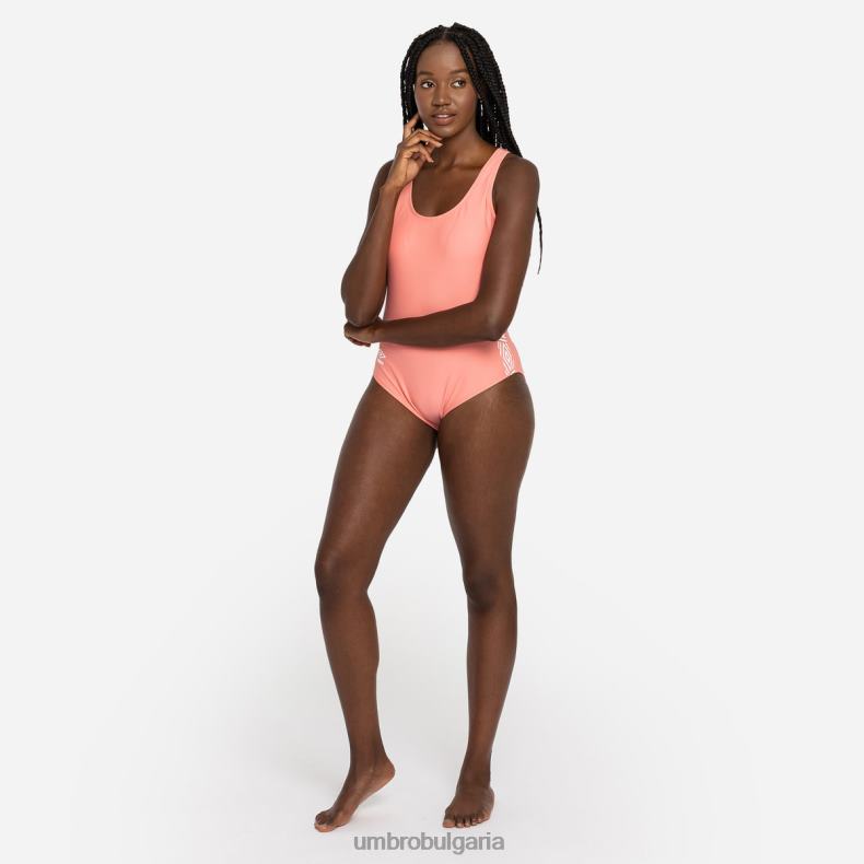 облекло Umbro залепен състезателен бански костюм праскова Жени BVP8P563