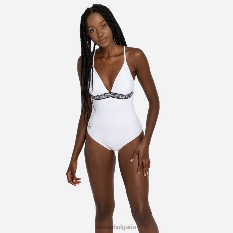 облекло Umbro залепен бански костюм бяло Жени BVP8P564