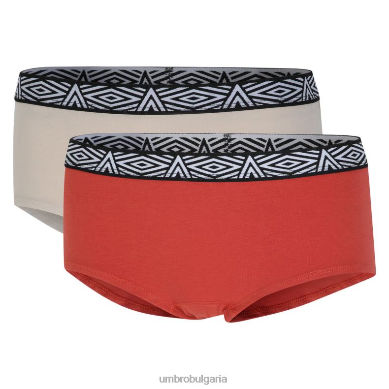 облекло Umbro core дамски хипстър 2 оп портокал/глина Жени BVP8P541