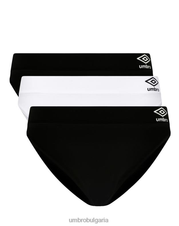облекло Umbro guro безшевно слипче с висока талия (3 пакета) Черно бяла Жени BVP8P548