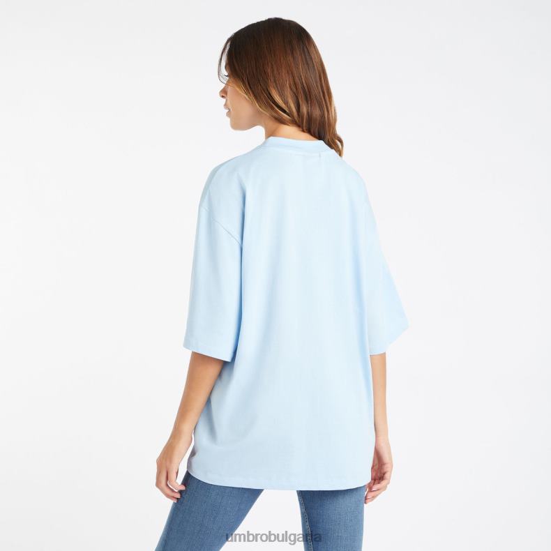 облекло Umbro core oversized tee ангелски водопад/пламтящо оранжево Жени BVP8P392