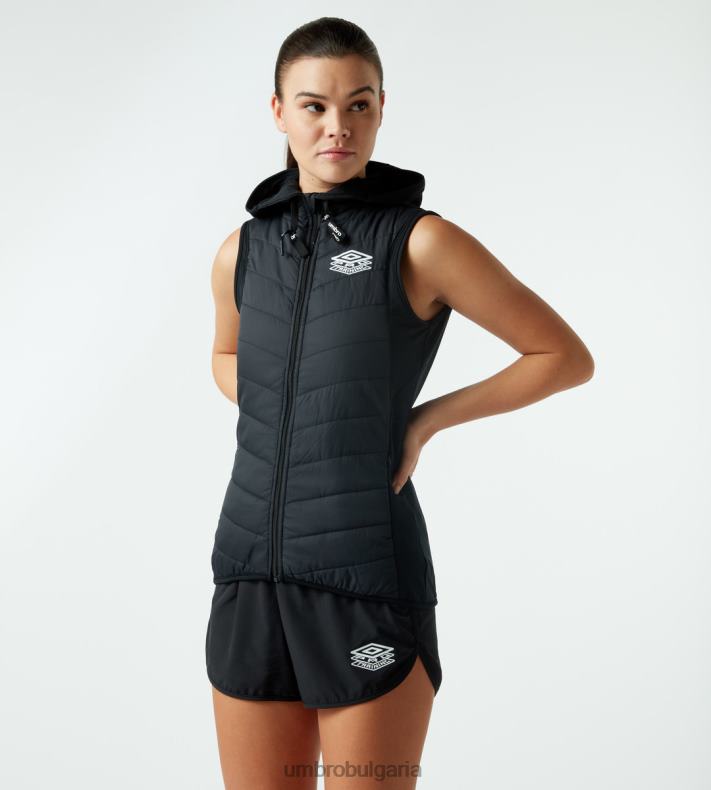 облекло Umbro класически контур ptf gilet черен Жени BVP8P521