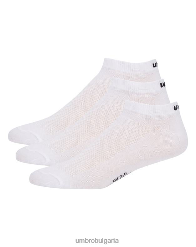 аксесоари Umbro тренировъчни чорапи 3 пакета junior бял черен деца BVP8P700