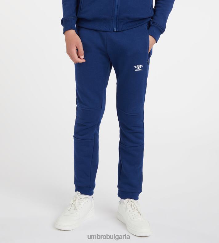 облекло Umbro клубни панталони за свободното време младши tw тъмносиньо/бяло деца BVP8P651