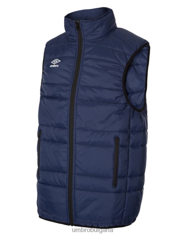 облекло Umbro Club Essential Gilet Junior тъмно синьо/бяло деца BVP8P698