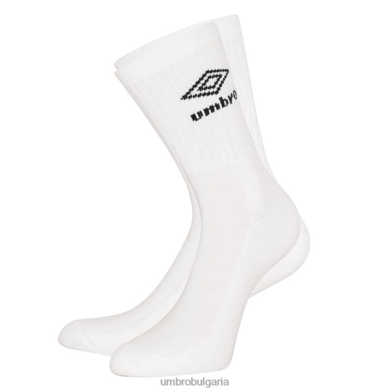 облекло Umbro спортен чорап 3 бр бял черен мъже BVP8P251
