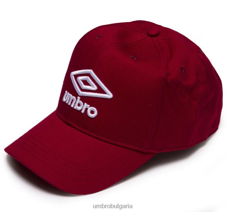 аксесоари Umbro капачка с лого колоездене червено/бяло мъже BVP8P280