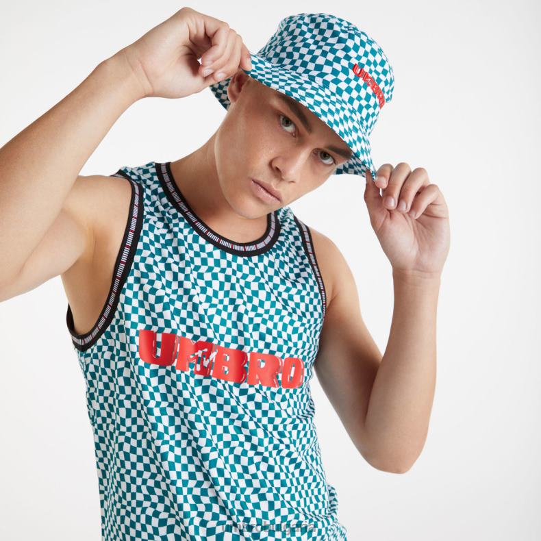 аксесоари Umbro mtv шапка кофа засенчен смърч/брилянтно бяло мъже BVP8P270