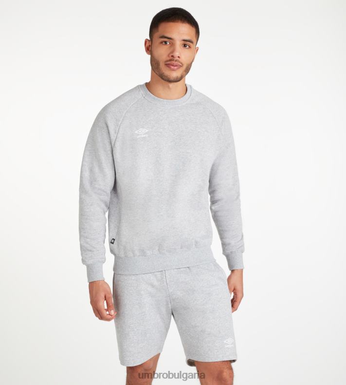 облекло Umbro пот за свободното време в клуба сив мергел/бял мъже BVP8P139
