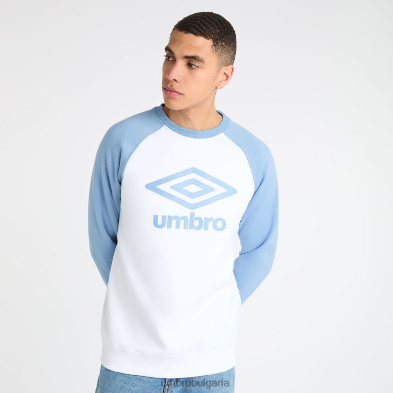облекло Umbro core raglan пот бяло/алюр мъже BVP8P112