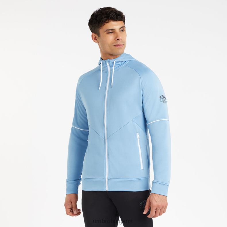 облекло Umbro професионално обучение fz hoodie allure/брилянтно бяло мъже BVP8P100