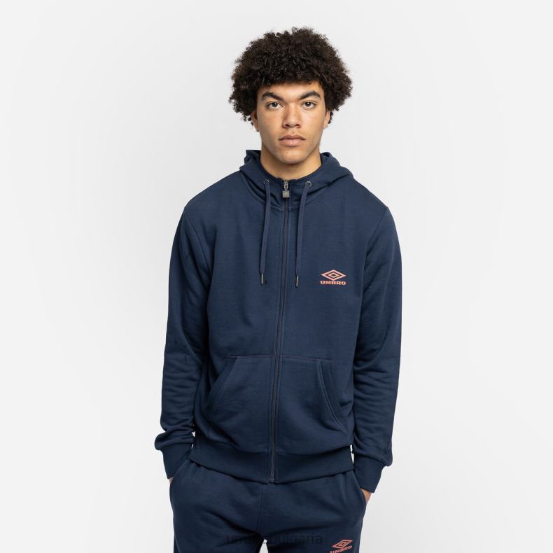 облекло Umbro диамантен zt качулка индигово настроение/лют сос мъже BVP8P144