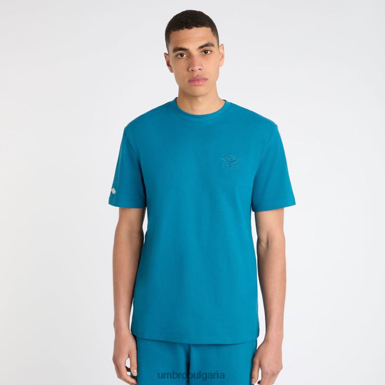 облекло Umbro спортен стил пике тениска лионско синьо мъже BVP8P47