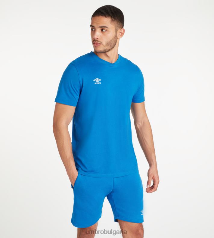 облекло Umbro клубна тениска за свободното време два кралски/бял мъже BVP8P53