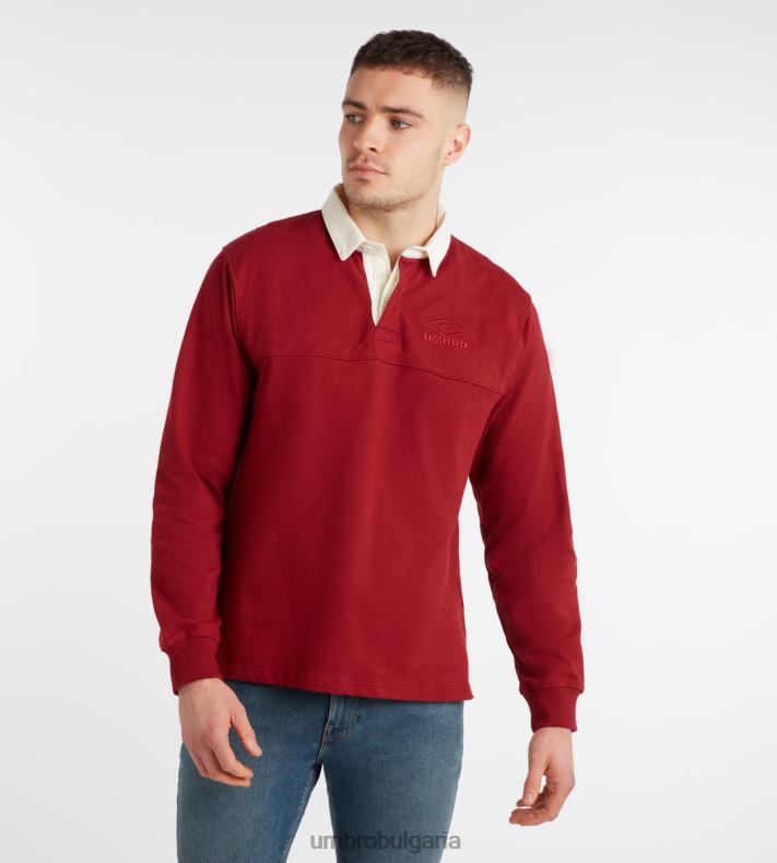 облекло Umbro фланелка на домашните нации червена далия/слонова кост мъже BVP8P59
