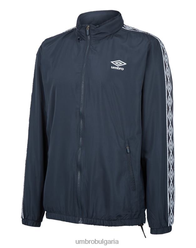 облекло Umbro олекотено дъждовно яке в активен стил индийско мастило/бяло мъже BVP8P242