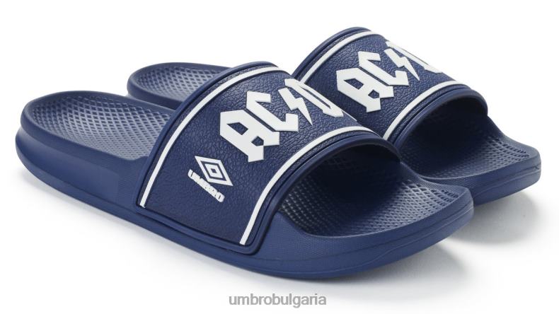 обувки Umbro ac/dc слайдове патриот синьо/бяло мъже BVP8P340