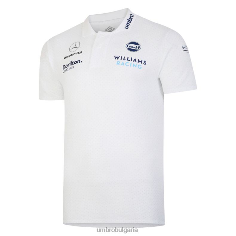 спорт Umbro williams racing '23 cvc media polo брилянтно бяло унисекс BVP8P371